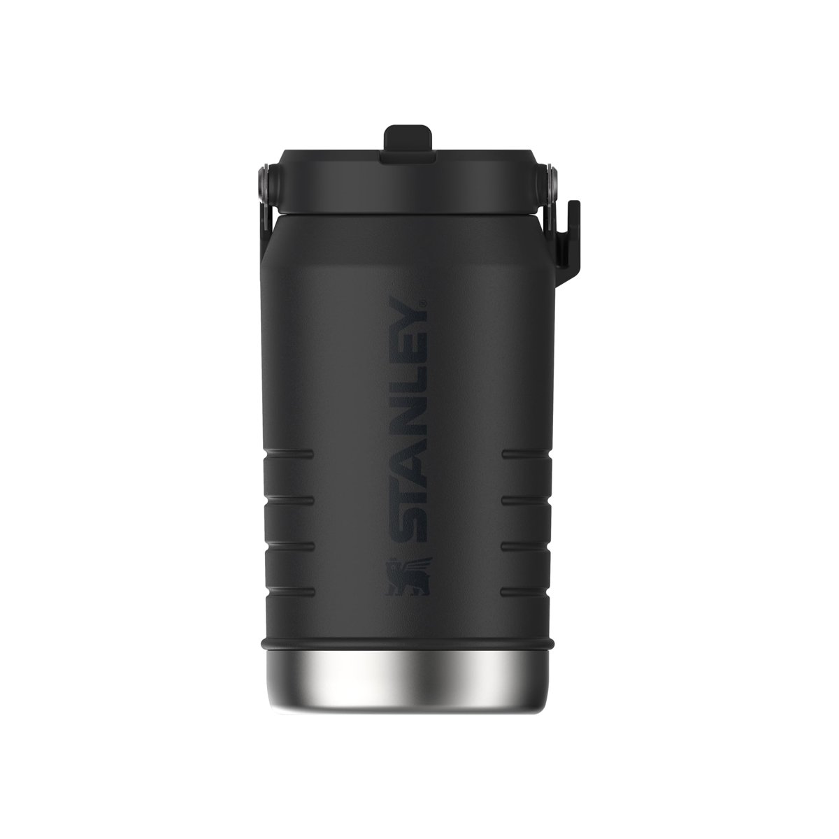 STANLEY IceFlow Flip Straw 2.0 Pipetli Termos Su Şişesi 1.9 Litre - Siyah 2.0 | Paslanmaz Çelik