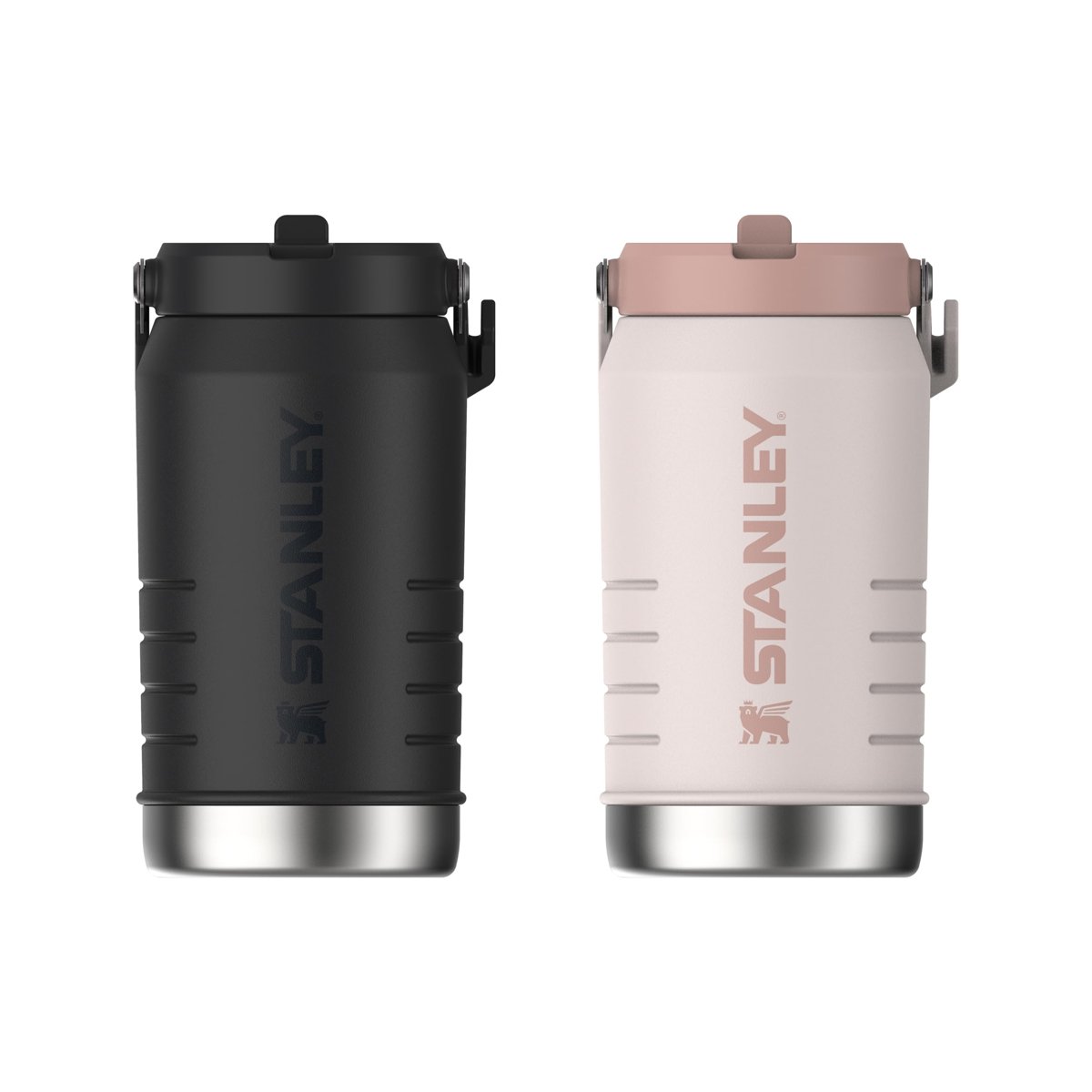STANLEY IceFlow Flip Straw 2.0 Pipetli Termos Su Şişesi 1.9 Litre - Siyah 2.0 | Paslanmaz Çelik