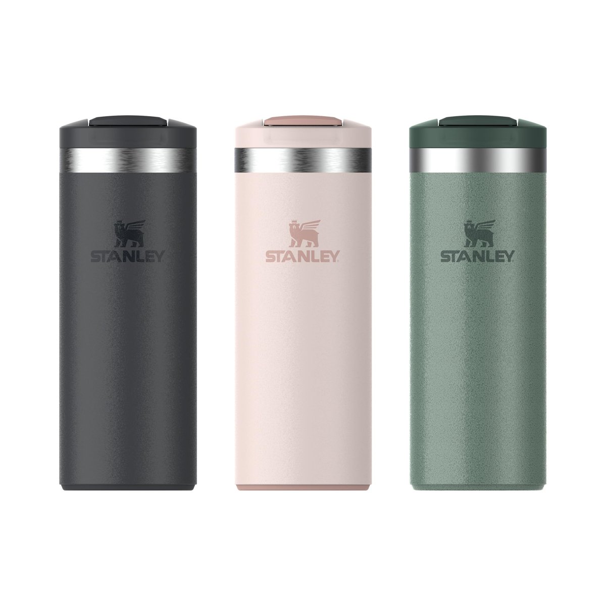STANLEY The Transit FlipTop Mug Termos 0.35 Litre - Pembe Kuvars (Rose Quartz) | Paslanmaz Çelik