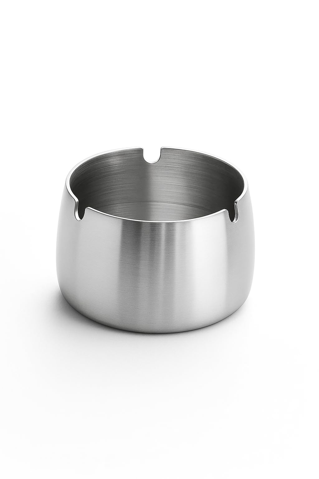 Busstier Gümüş Metal Küllük, Modern Tasarım Lüks Kül Tablası, Şık ve Zarif Dekoratif Masaüstü Küllük, Ev ve Ofis İçin İdeal Gümüş Rengi Kül Tepsisi, Kolay Temizlenir Metal Kül Kabı