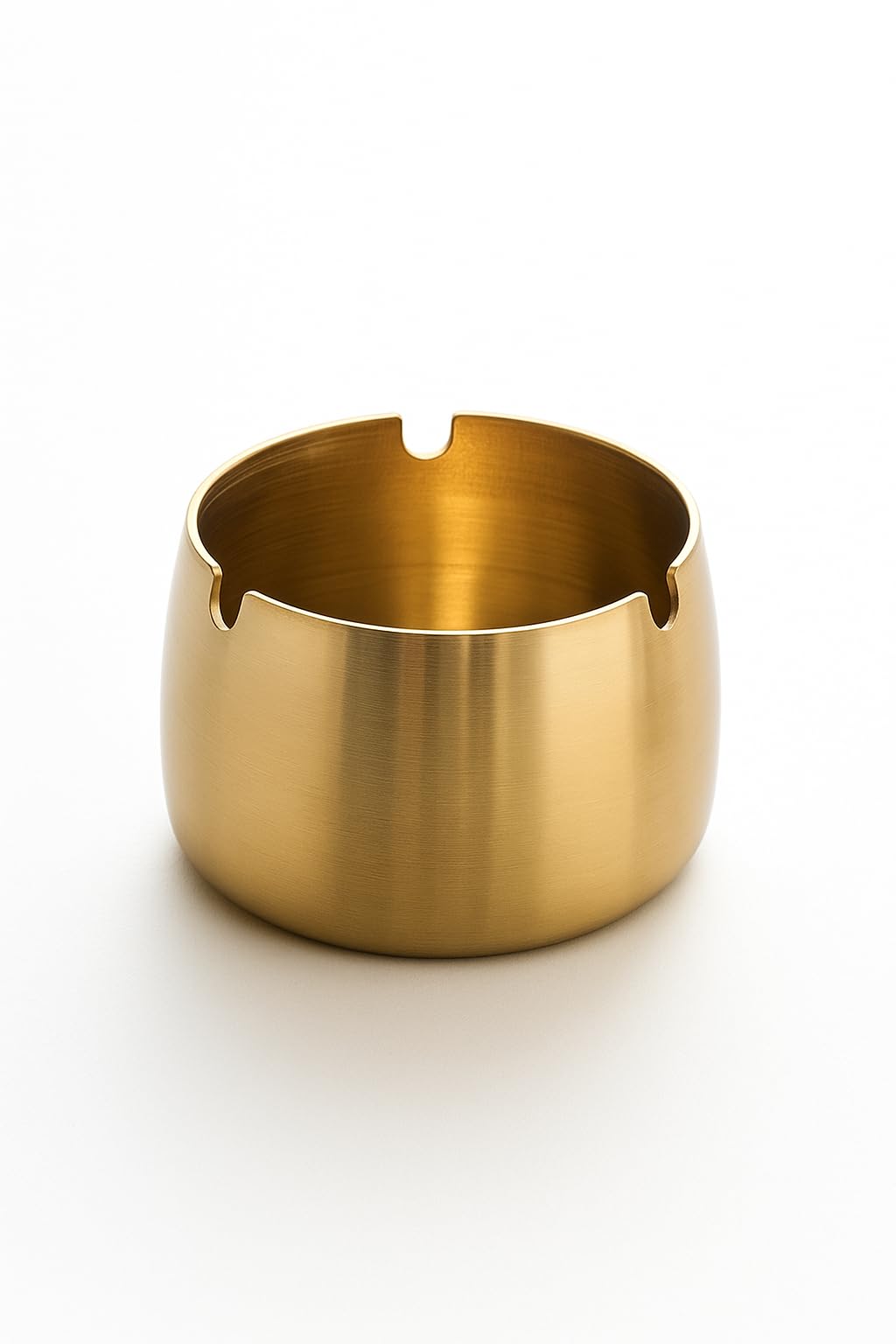 Busstier Gold Metal Küllük, Modern Tasarım Lüks Kül Tablası, Şık ve Zarif Dekoratif Masaüstü Küllük, Ev ve Ofis İçin İdeal Altın Rengi Kül Tepsisi, Kolay Temizlenir Metal Kül Kabı