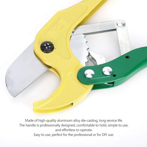 AEE® PVC Boru Kesme Makası – Ø42 mm Metal Gövdeli Profesyonel Kesici | Plastik, PPRC, PE, PEX, PVC ve Boş Kesitli Borular İçin El Aleti – Turuncu Ergonomik Saplı