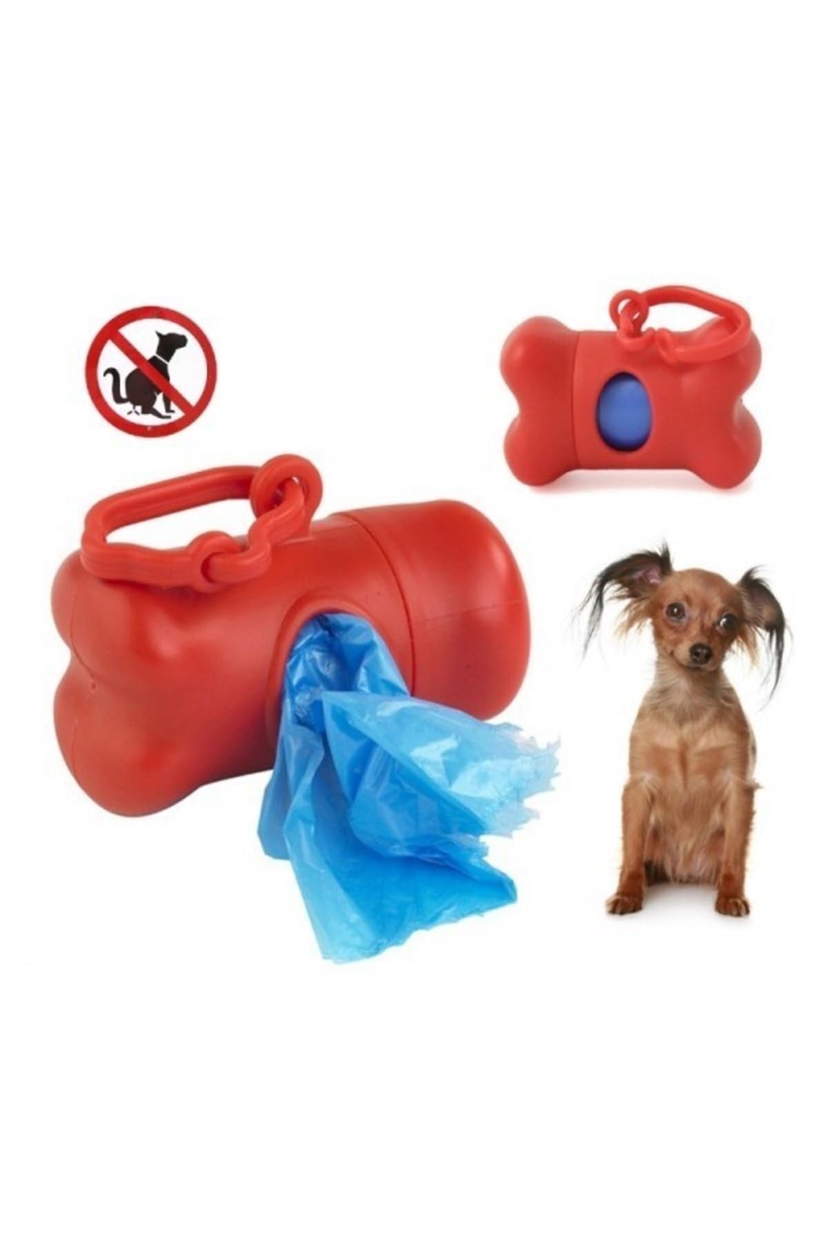 Buffer Köpekler Için Kemik Figürlü Kaka Torbası Ve Evcil Hayvan Dışkı Günlük Çöp Için Yedek Poşet