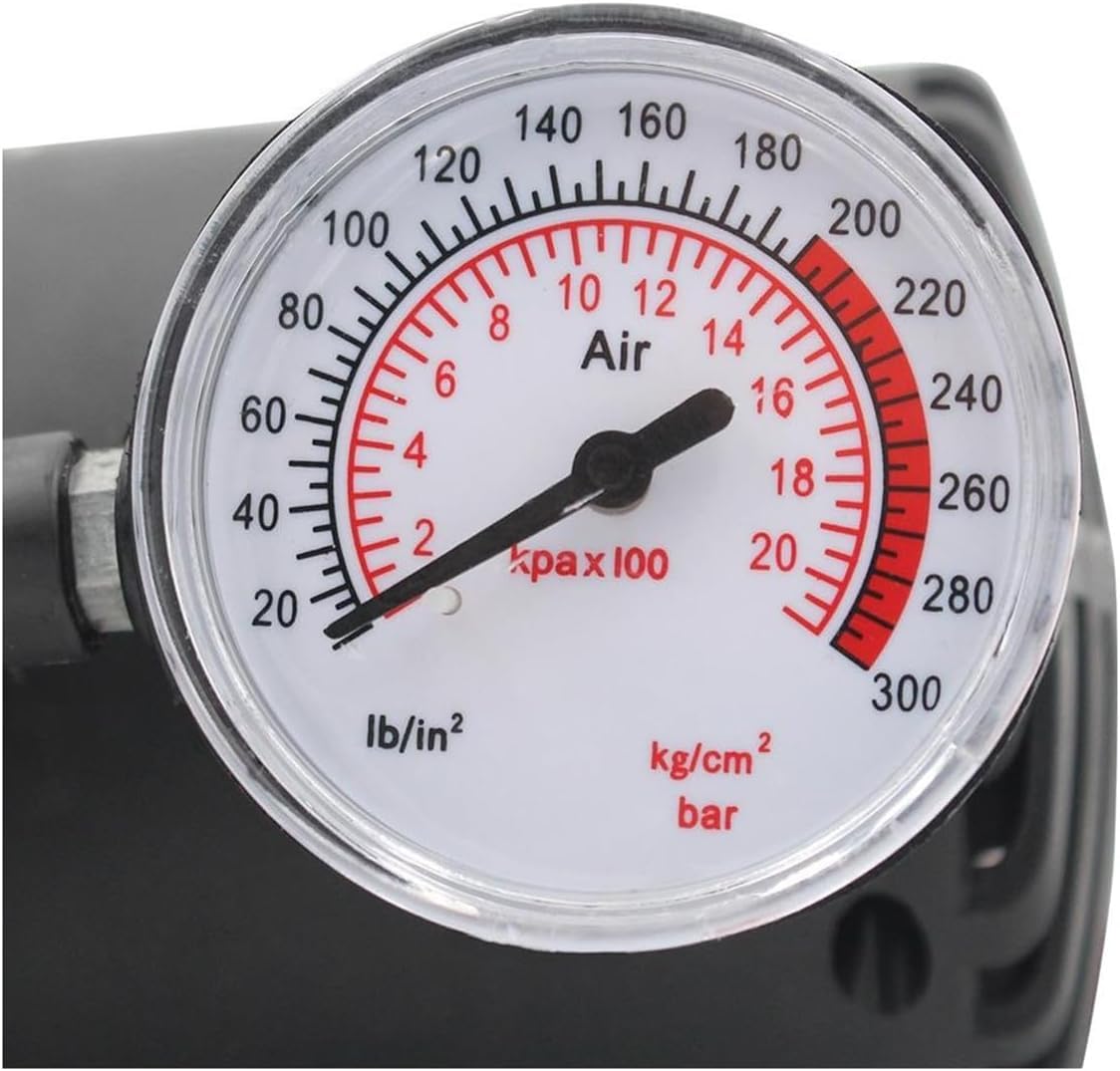 Orret Home 12V Mini Hava Kompresörü – Araç Çakmaklık Tipi 300 PSI Lastik Şişirme Pompası, Araba/Bisiklet/Motosiklet Lastiği ve Top Şişirme İçin Taşınabilir Mini Kompresör