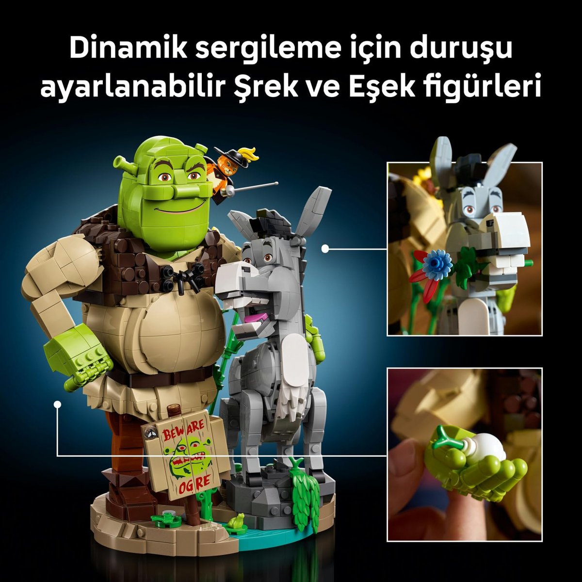 LEGO Shrek: Şrek, Eşek ve Çizmeli Kedi 72423