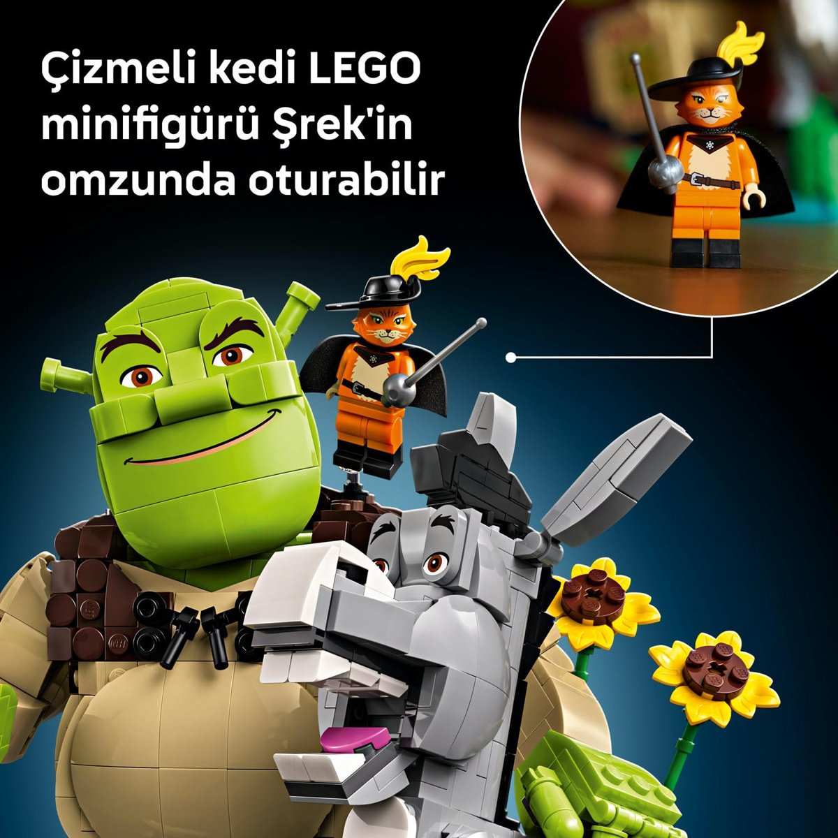 LEGO Shrek: Şrek, Eşek ve Çizmeli Kedi 72423