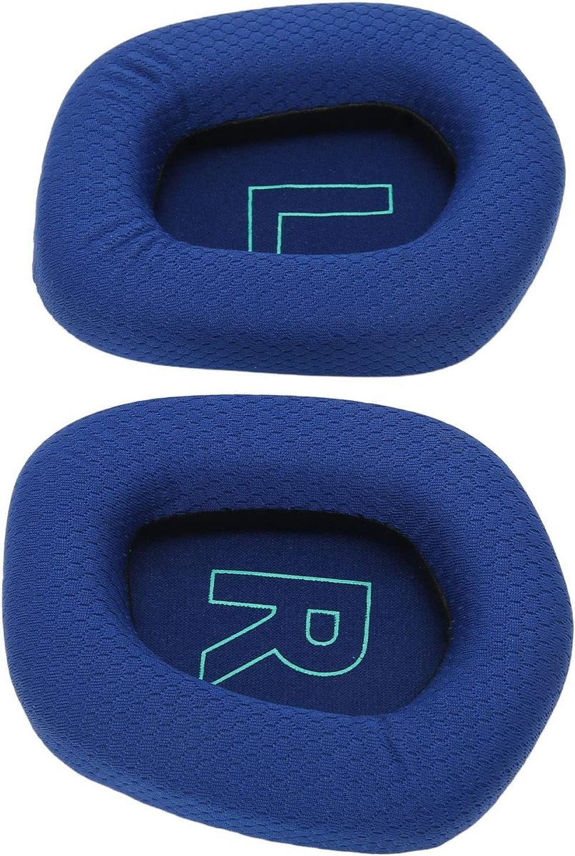 Logitech G733 Uyumlu Kulaklık Pedi Süngeri Yedek Köpük Kulak Pedleri Minder Yastık Logitech G 733 G335 K/DA Lightspeed Kablosuz Oyun Kulaklığı ile Uyumlu Ped Earpad-MAVİ