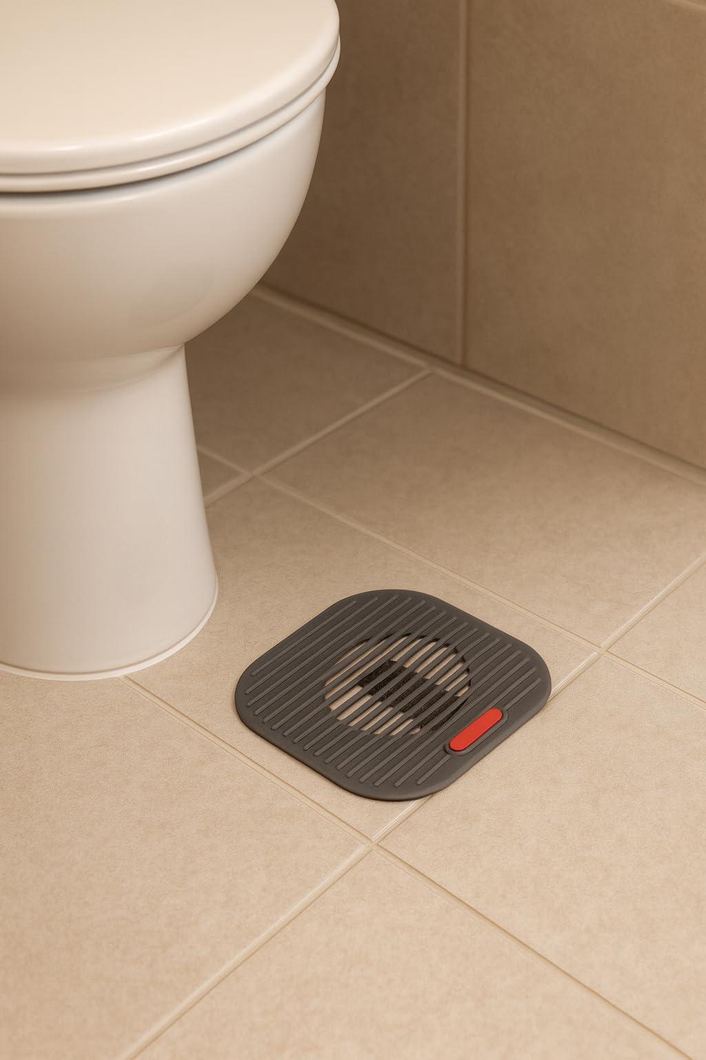 Busstier Süzgeçli Gider Kapatıcı Silikon Kapak Mat Banyo Mutfak Lavabo İçin Koku Önleyici Su Geçişine Uygun Kaymaz Kare Tasarım Gider Kapağı Tıpa Mat