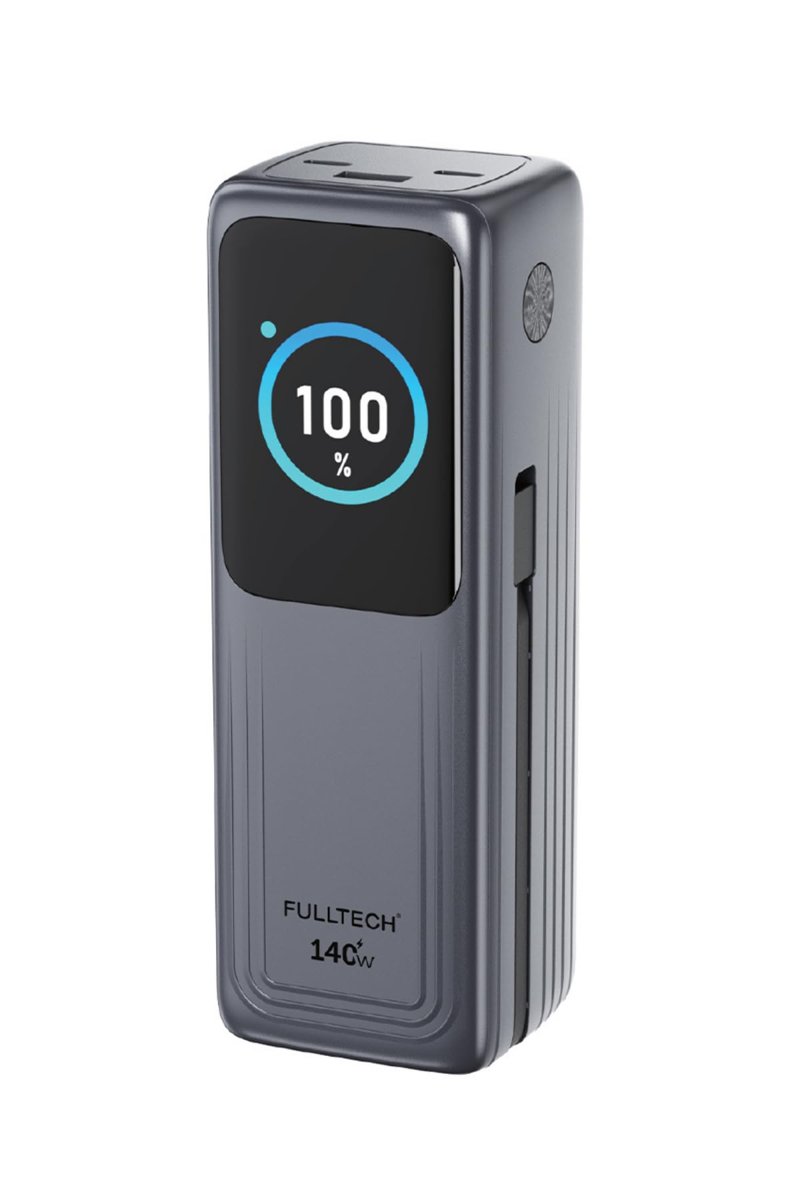 Fulltech FP34 140W Süper Hızlı Powerbank | 30000mAh Yüksek Kapasiteli | PD & QC 3.0 Destekli Akıllı Ekranlı Taşınabilir Şarj Cihazı
