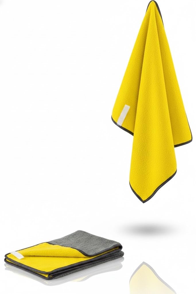 Orret Home 60x40 cm Mikrofiber Araç Kurulama ve Temizlik Bezi – Ultra Emici Mikrofiber Kurutma Bezi, Çizmez Silme Bezi, Ev ve Araç İçin Çok Amaçlı Temizlik Bezi (1 Adet)
