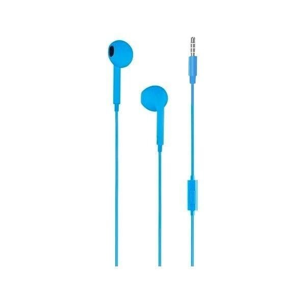 Ttec TAKS Kumandalı ve Mikrofonlu 3.5 mm Jack Girişli Kulakiçi Kulaklık 5KMM124M (2 yıl Ttec Garantili) (Mavi)