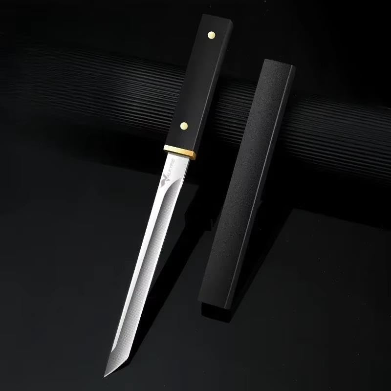 Valkyrie Japon Şef Bıçağı – Keskin Şerit Bıçak 20 cm Kılıflı | Ultra Hafif 43gr | Meyve Sebze Et Doğrama