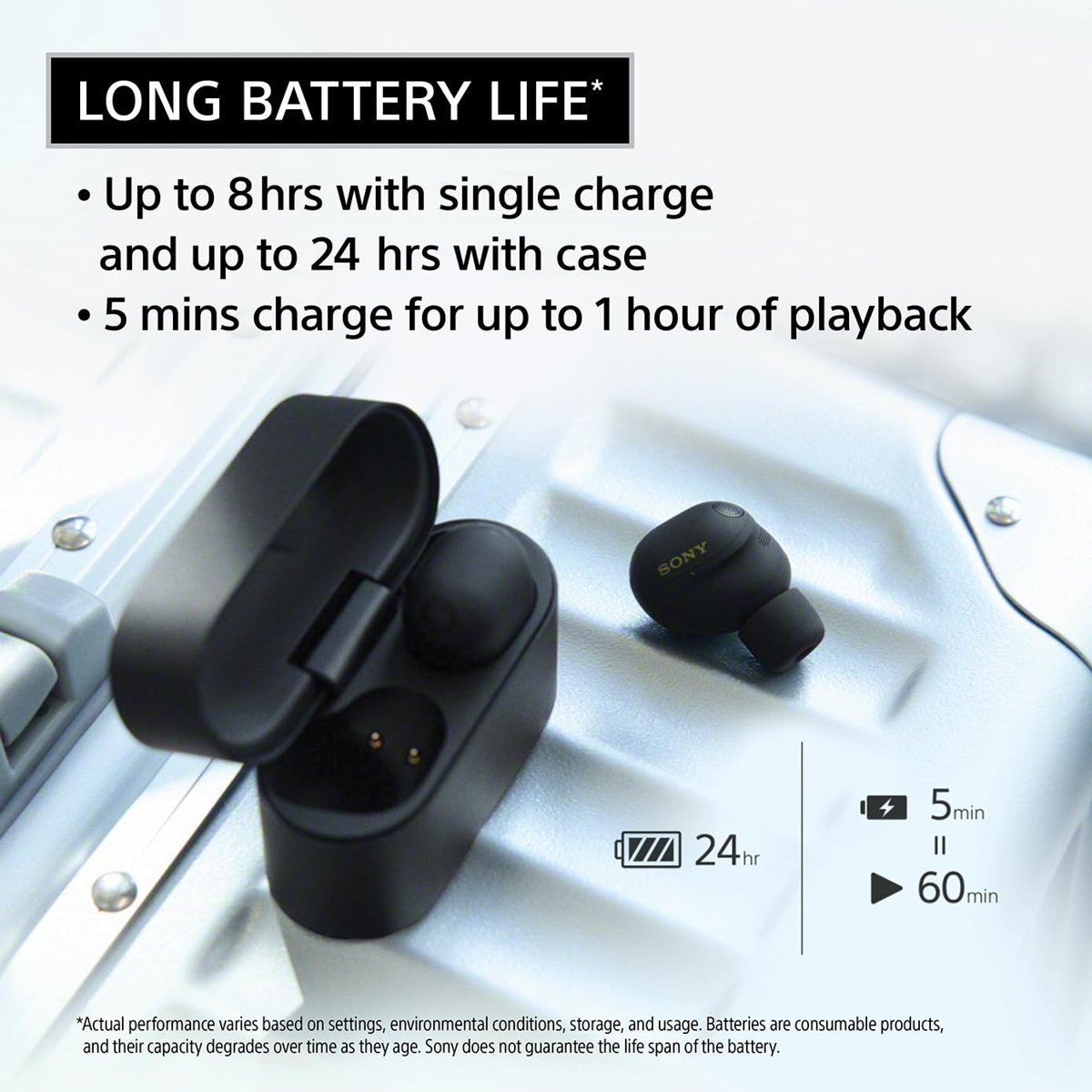 Sony WF-1000XM6 En İyi Gerçekten Kablosuz Gürültü Önleyici Kulaklıklar (2026 Model), Bluetooth Kulak İçi Kulaklıklar, Stüdyo Kalitesinde Ses, 24 Saate Kadar Pil Ömrü, Platin Gümüş