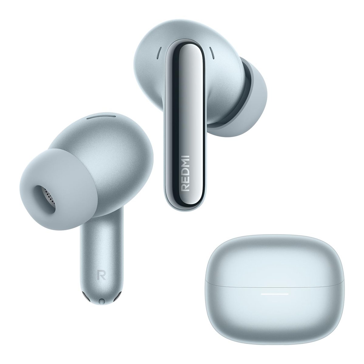 Xiaomi Redmi Buds 8 Pro Glacier Blue Kablosuz Bluetooth Kulaklık, 42dB Aktif Gürültü Engelleme, Yapay Zeka Gürültü Azaltma, 36 Saat Pil Ömrü, Mavi