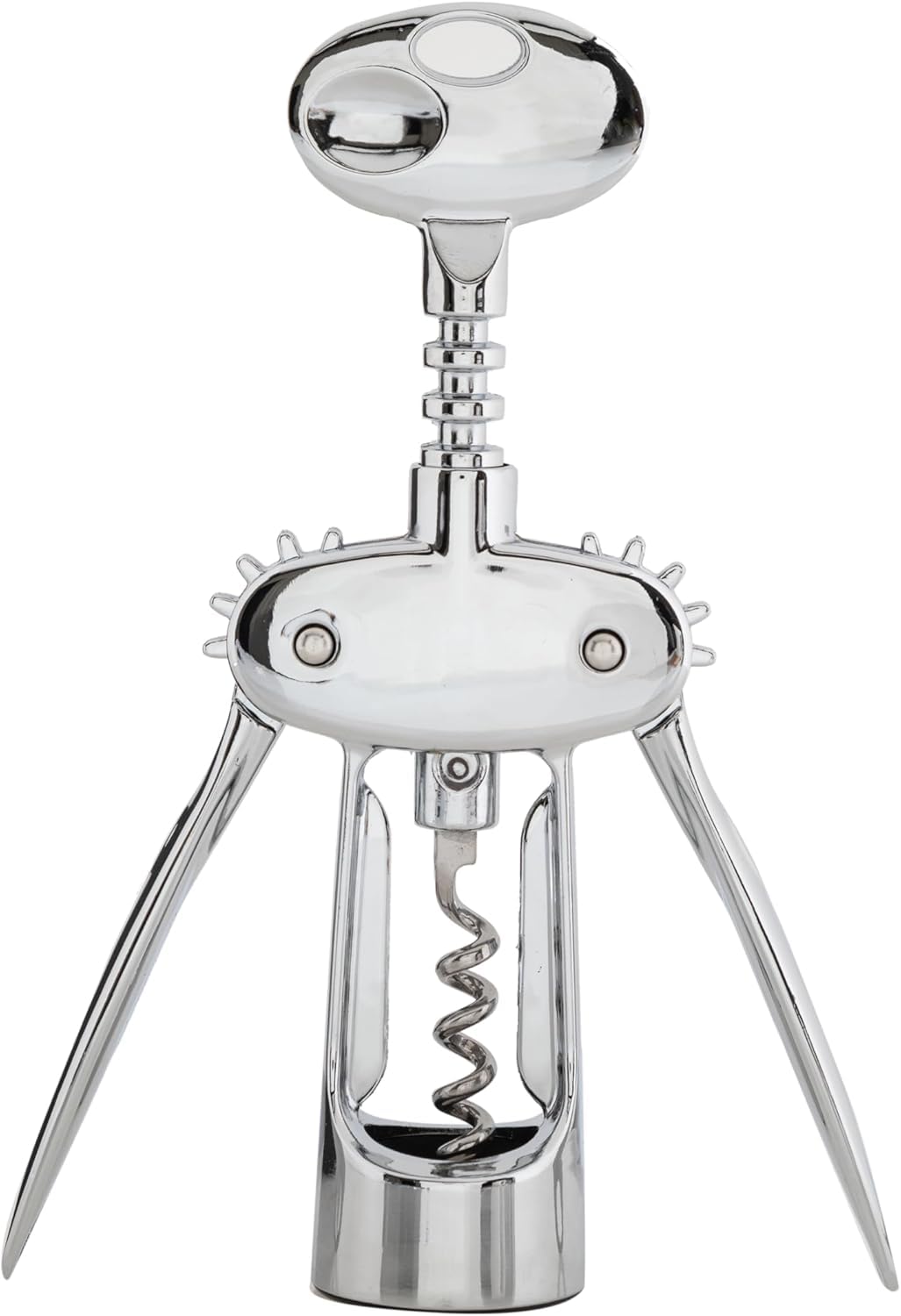 Orret Home Metal Tirbuşon Şarap Açıcı – 304 Paslanmaz Çelik Mantar Kapak Açacağı, Dayanıklı ve Ergonomik Şarap Açma Aparatı