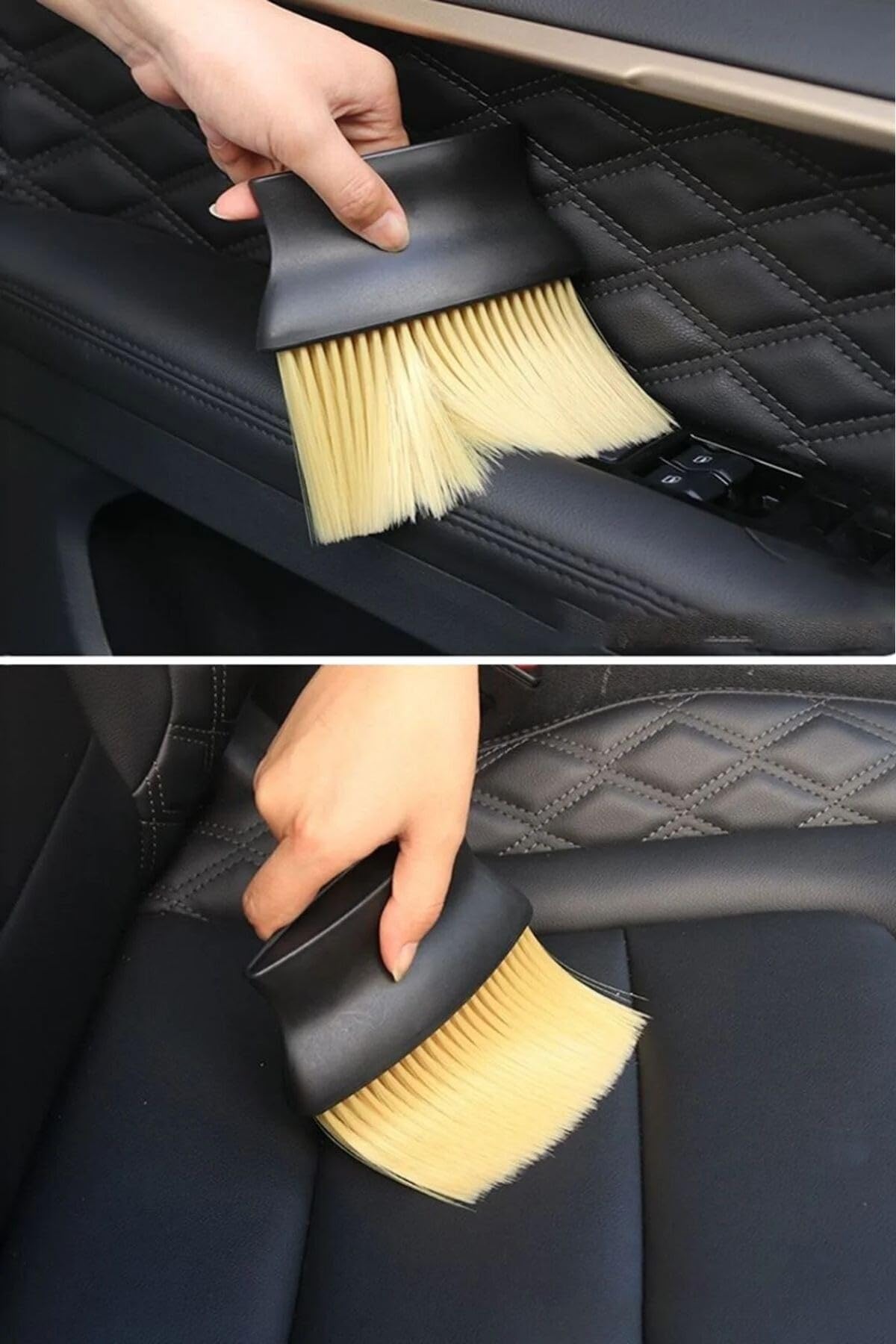 Buffer Yumuşak Kıllı Ve Ergonomik Saplı Araç İçi Detaylı Toz Temizleme Fırçası