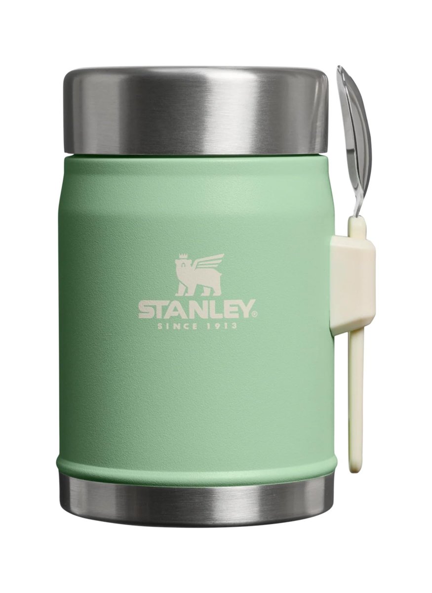 Stanley Klasik Paslanmaz Çelik Yemek Termosu Kaşıklı 0,40 LT - Pistachio