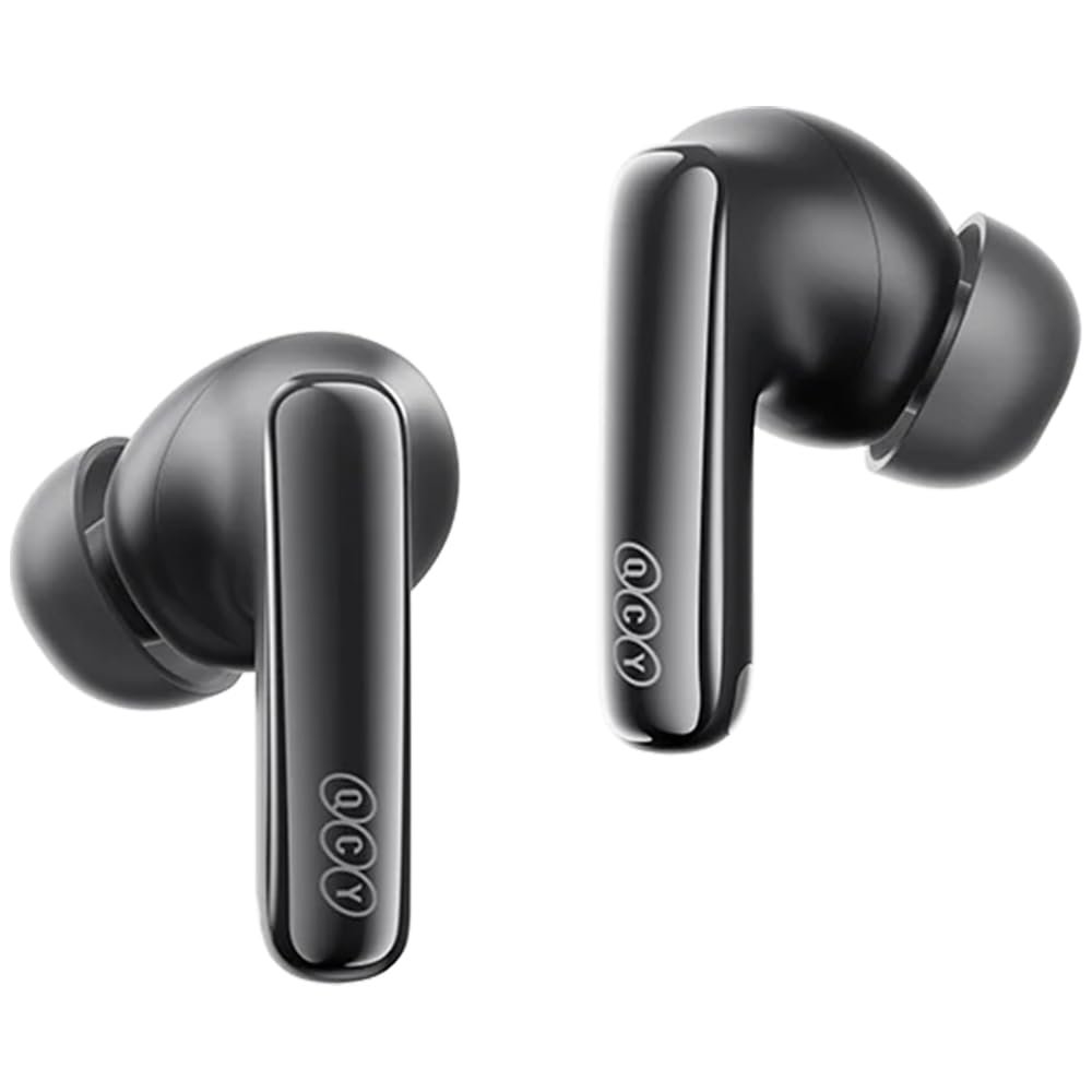 QCY MeloBuds N70, Bluetooth 5.2, Kulak İçi Kulaklık, Siyah, Hi-Res Audio, LDAC, 50dB Hibrit ANC, 50 Saat Pil Ömrü, Kablosuz Şarj