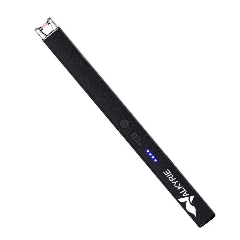 Valkyrie USB Şarjlı Elektrikli Arc Çakmak | Mum İçin | Gazsız | Rüzgar Kırıcı | Çift Emniyetli | Siyah Renk