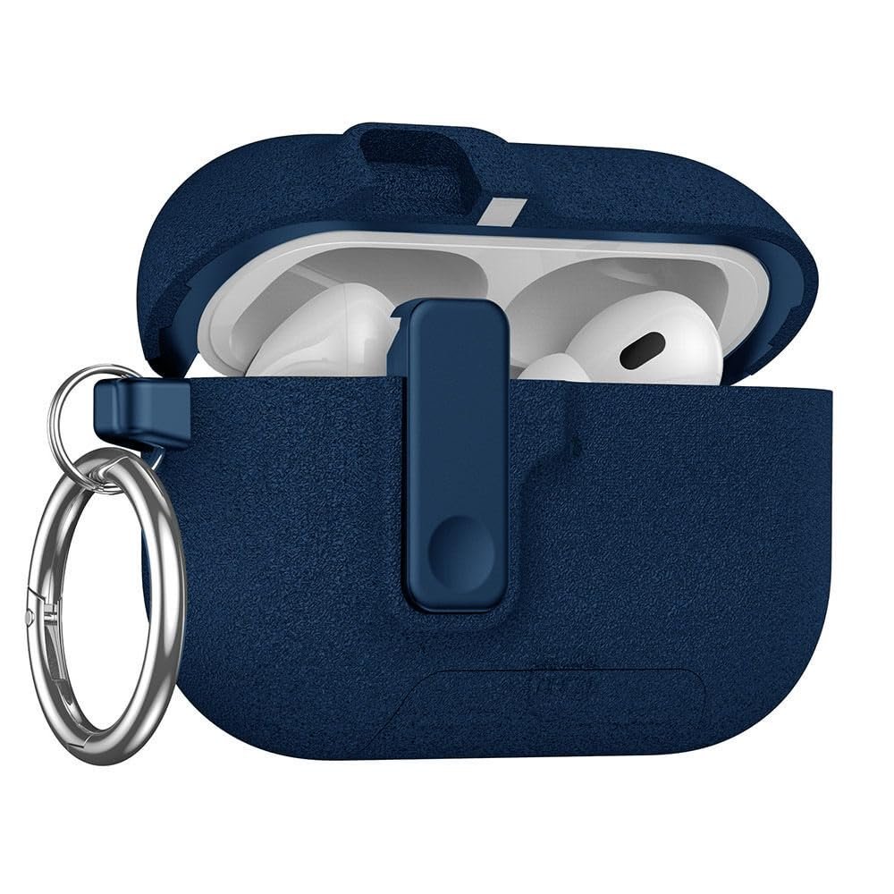 UnDePlus Airpods ile uyumlu Kılıf Standlı Kilitli TPU Premium Matte Trip Case