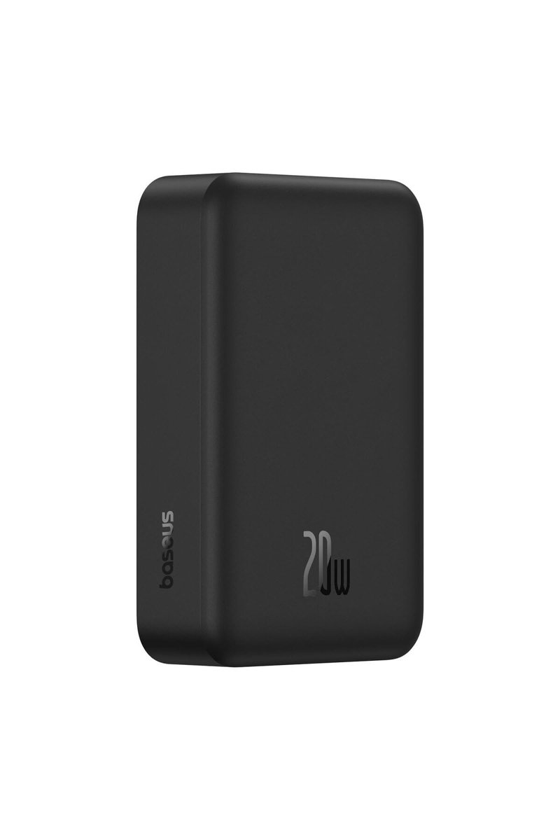 Baseus EnerFill FM41 Mini Manyetik Powerbank 20.000 mAh 20W - Siyah (C'den C'ye 20V/3A 30cm siyah kablolu)