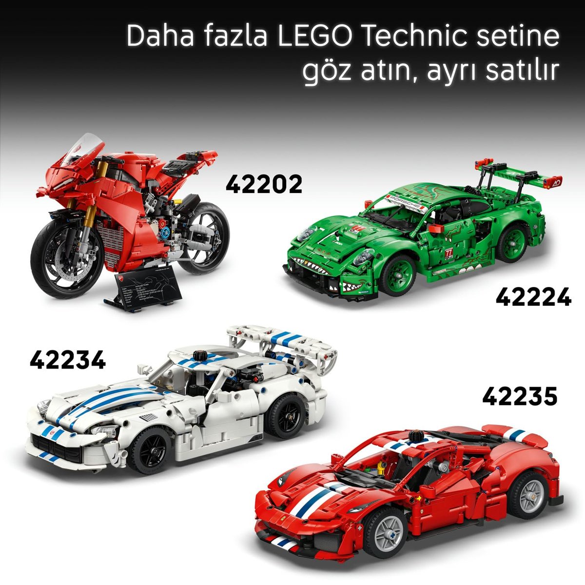 LEGO Technic Ducati Desmo450 MX Factory Motosiklet 42238