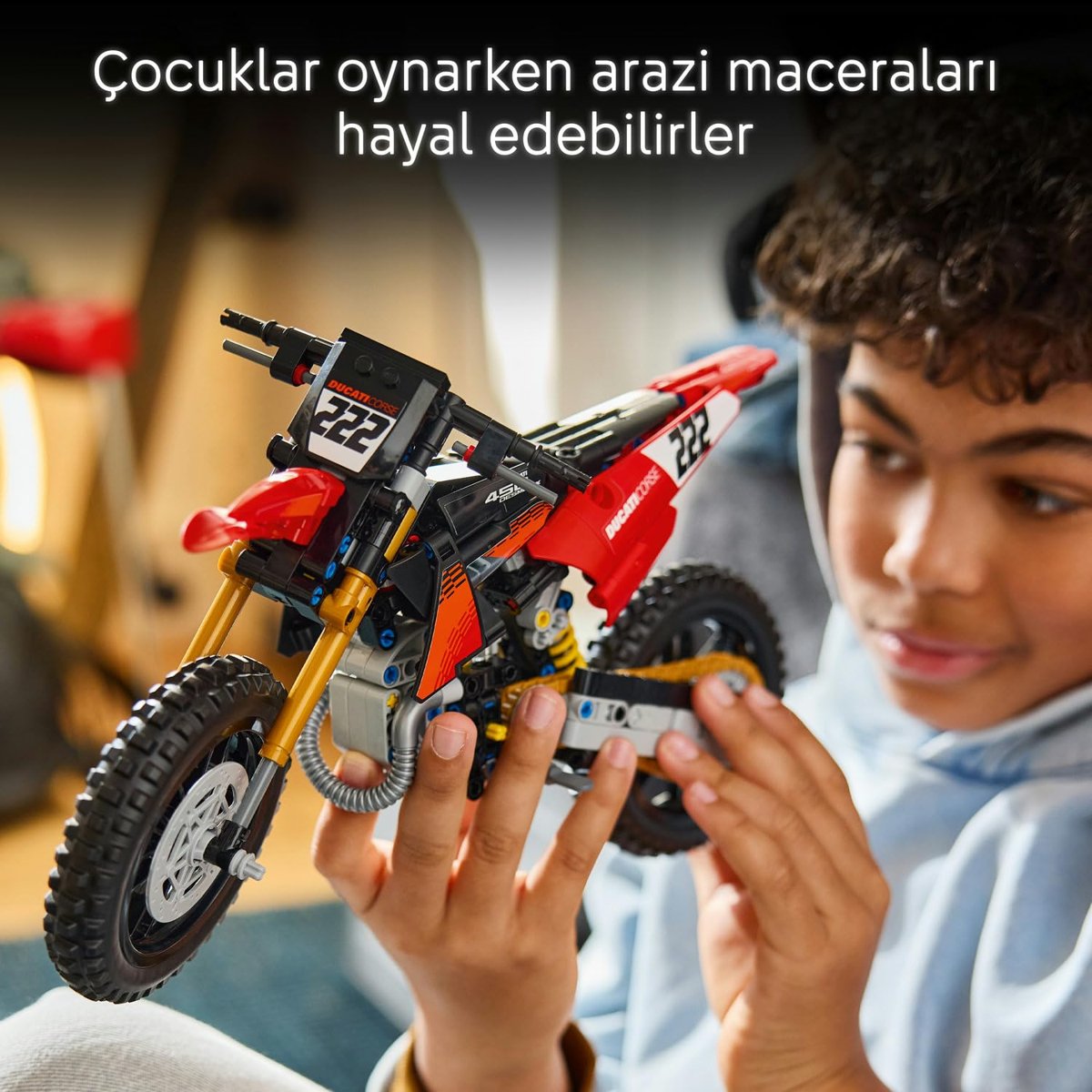 LEGO Technic Ducati Desmo450 MX Factory Motosiklet 42238