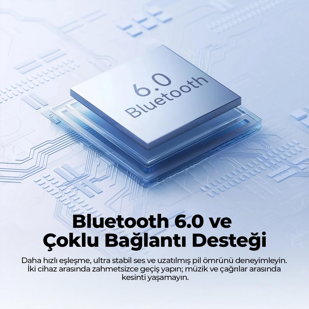 SoundPEATS Q3 Pro Hibrit ANC ENC TWS Bluetooth 6.0 Kablosuz Kulak içi Kulaklık Siyah