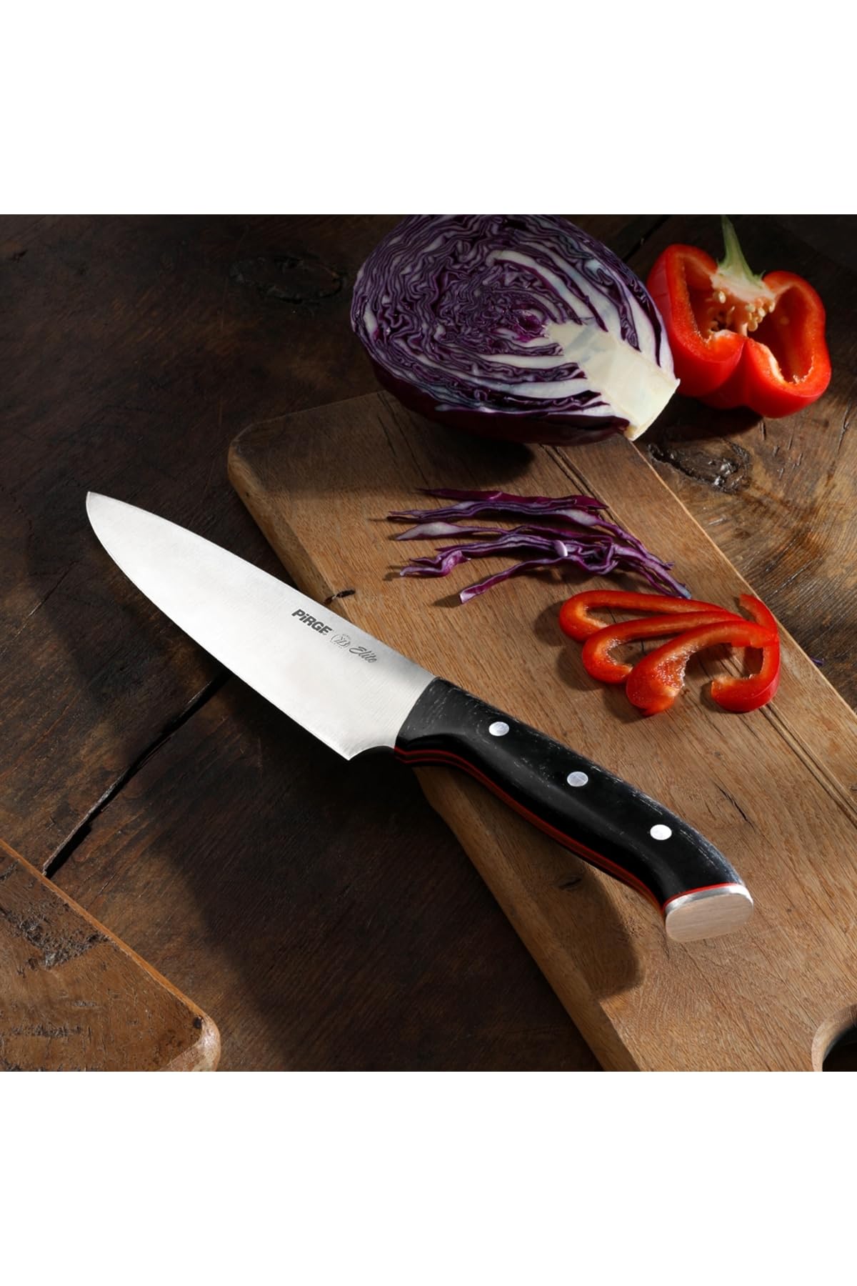 Pirge ELİTE ŞEF BIÇAĞI 19 CM SİYAH 32160-01