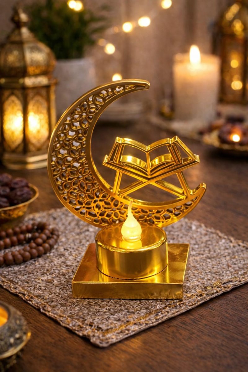 Gold Yeni Pilli led ışık, Askılı Fener Süsü SARI Işıklar Peri Işıkları Aydınlatmalı Şerit Led Ramazan Süsü Led Işık