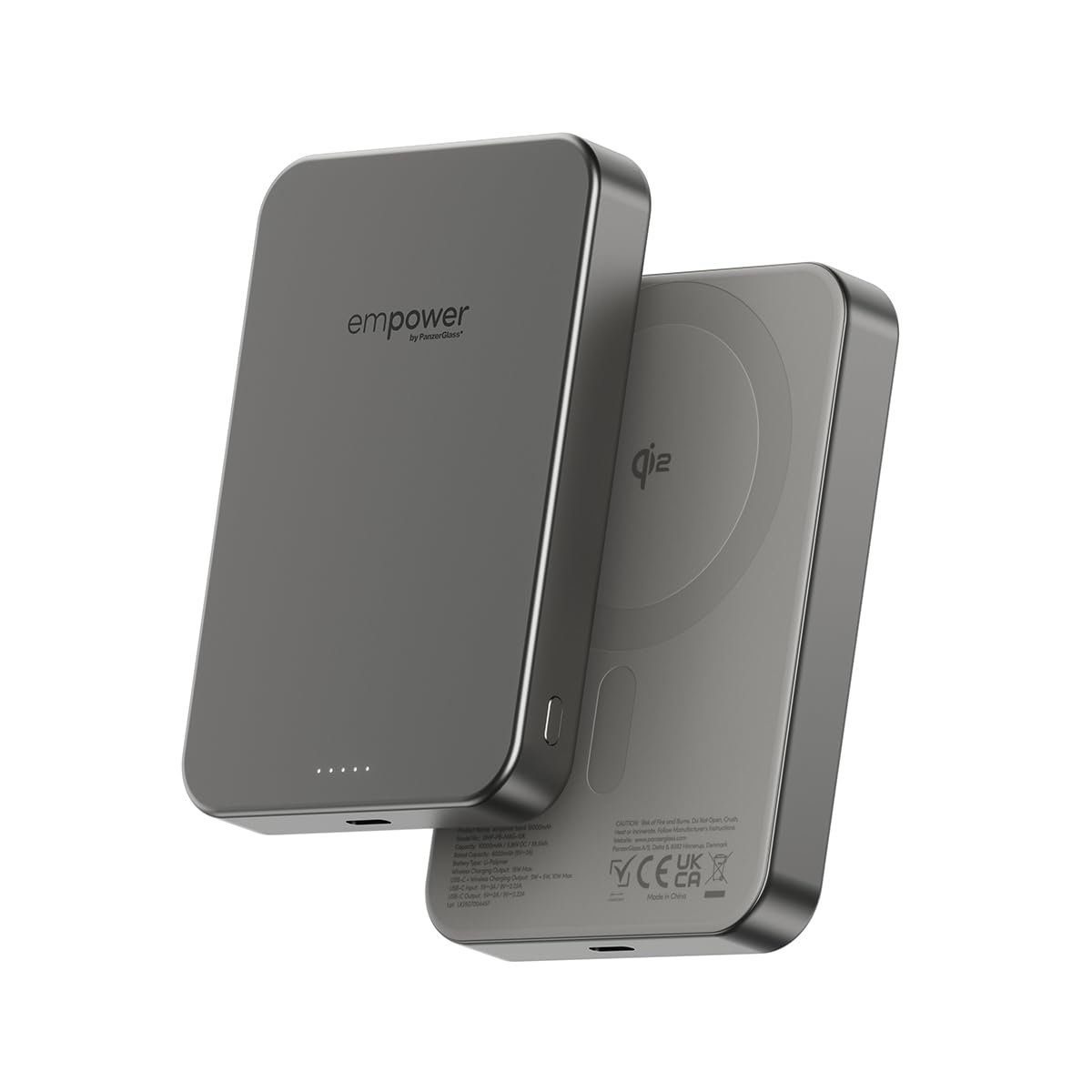 Empower by PanzerGlass 10000mAh Powerbank Titanium Gri