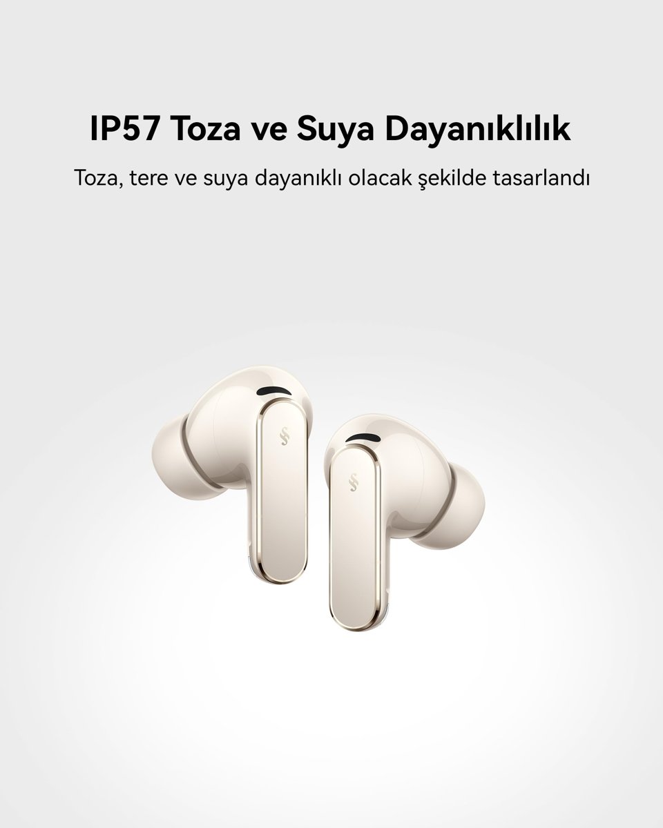 HUAWEI FreeBuds Pro 5 Kulaklık, İş ve Ofis İçin Çift Sürücülü Yapay Zeka Gürültü Engelleme Sürükleyici Ses ve Sabit Form, Etkileyici Ses Deneyimi, Stabil Görüşmeler, IP57, 38 Saat Pil Ömrü, Beyaz