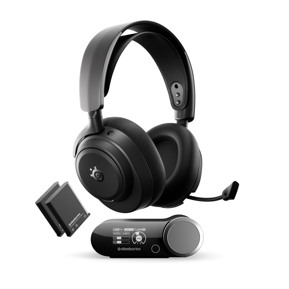 SteelSeries Arctis Nova Pro Omni Wireless ve Bluetooth Hi-Res Oyuncu Kulaklığı - Siyah
