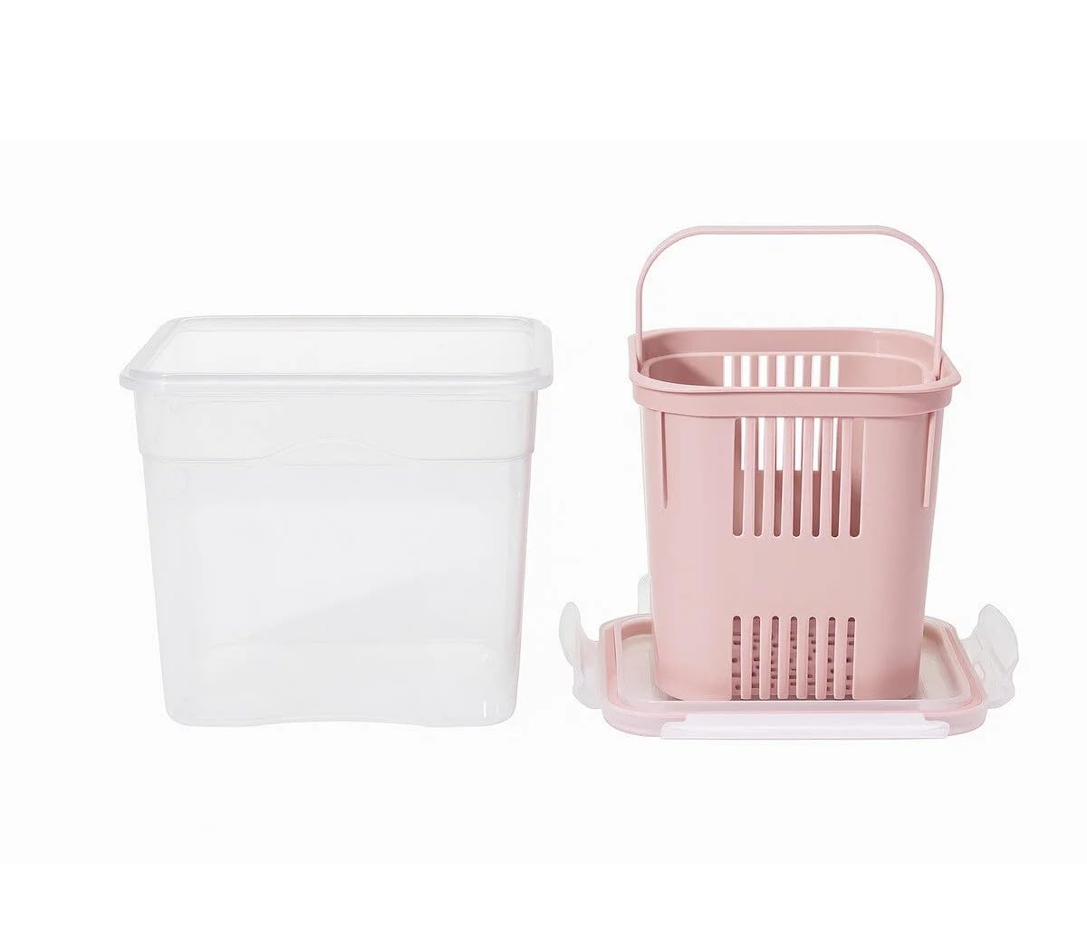 Orret Home 1,3 Litre İçi Süzgeçli Sızdırmaz Şeffaf Saklama Kabı – Kilitli Zeytinlik Turşuluk Kabı, Süzgeçli Gıda Saklama Kutusu, Kapaklı Erzak ve Salamura Kabı (1 Adet)