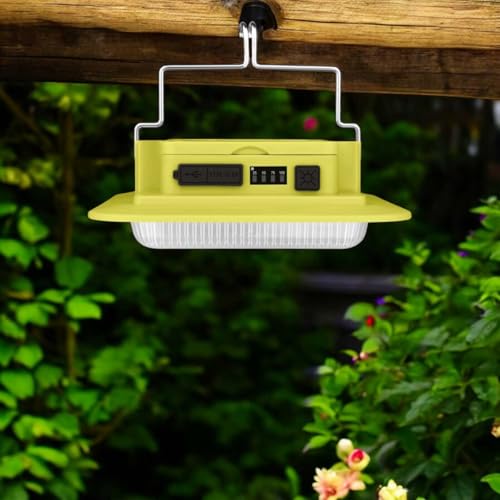Orret Home 3 Modlu Solar Enerjili Kamp Işığı – Askılı ve Mıknatıslı Işıldak, Powerbank Özellikli 3x1200 mAh Şarjlı LED Kamp Aydınlatma Lambası, Taşınabilir Outdoor Fener
