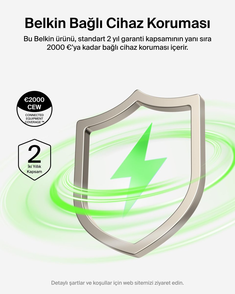 Belkin UltraCharge Pro 25000 mAh Dizüstü Power Bank Hızlı Şarj, Siyah