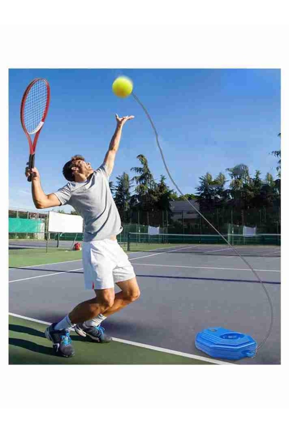 Buffer Antrenman Ve Eğitim Tenis Topu Mavi Tek Ebat, ANT02