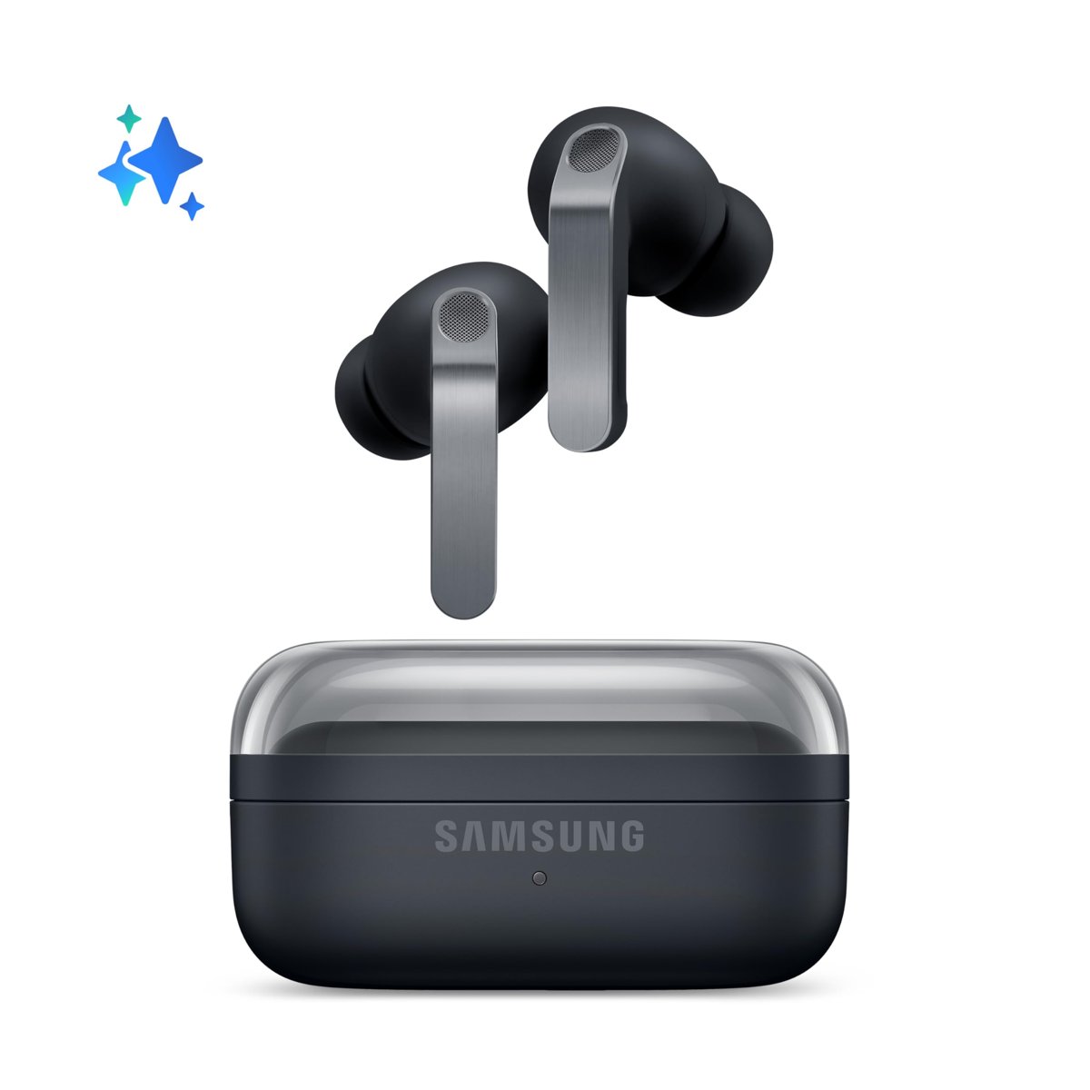 Samsung Galaxy Buds4 Pro Bluetooth Kulaklık, Siyah, Metal Gövde, 2 Yollu Hoparlör & Çift Amplifikatör, Geliştirilmiş ANC, Adaptif Gürültü Kontrolü
