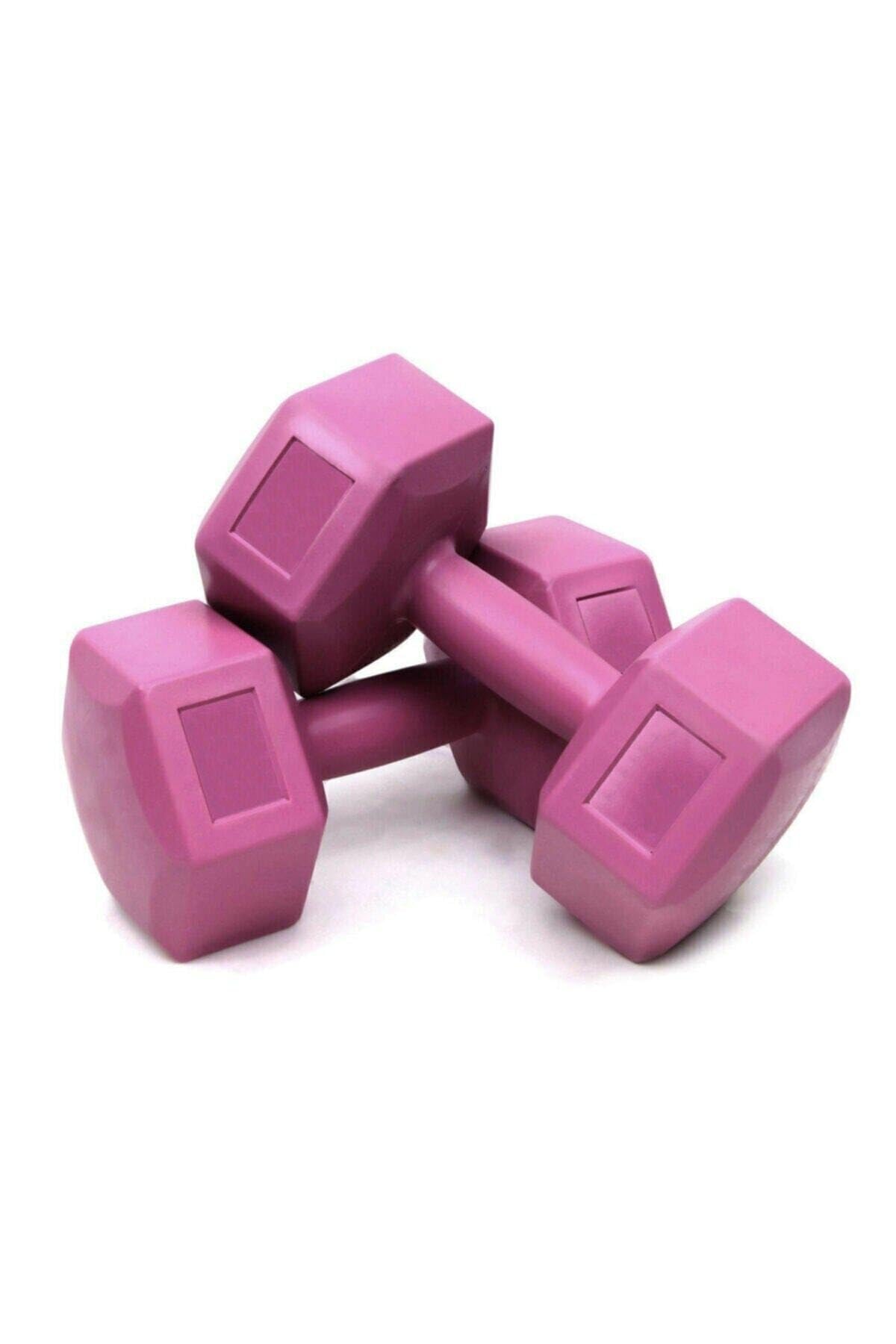 Buffer 1 Kg 2 Adet Dambıl Halter Ağırlık, Tek Ebat, SML1212dmblMRTB, pembe