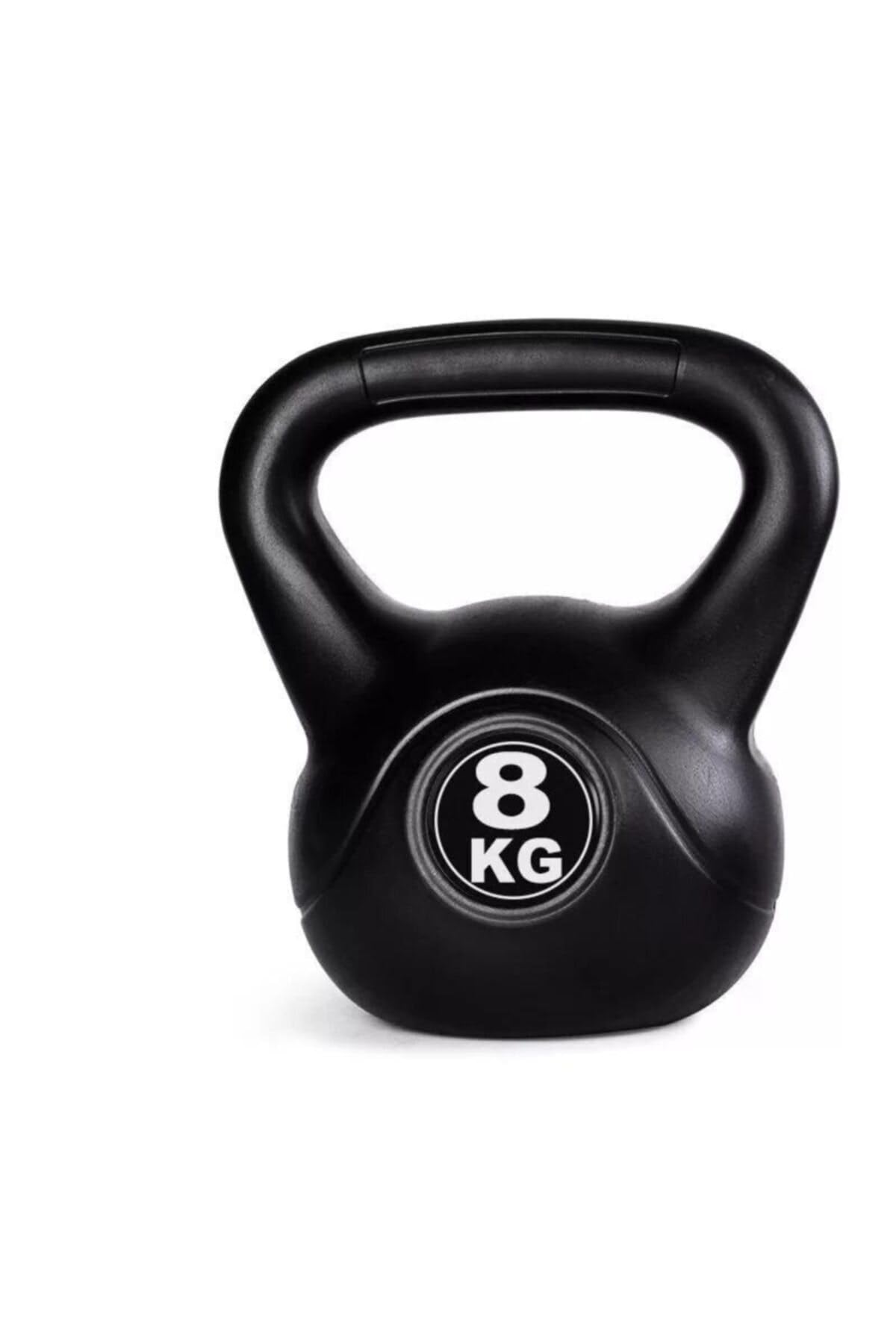 Buffer 8 Kg Çaydanlık Tipi Dambıl Kettlebell Ağırlık siyah Tek Ebat