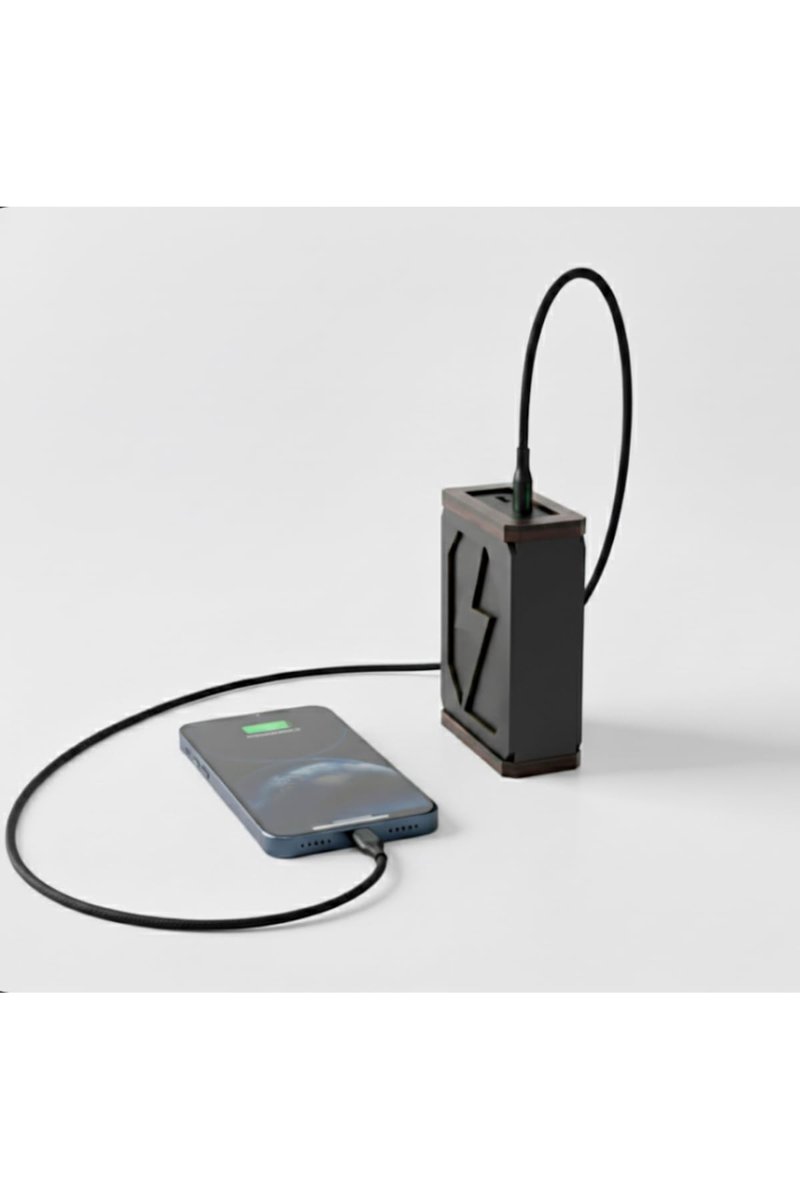 10000 Mah Şarjmatik Dijital Göstergeli Dahili Power Bank 22.5W | Kafe & Restorant Hızlı Şarj Seti powerbox41