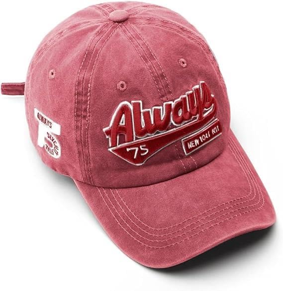 Valkyrie Vintage Baseball Şapka Unisex Ayarlanabilir Pamuk Spor Günlük Şapka Cap Kırmızı