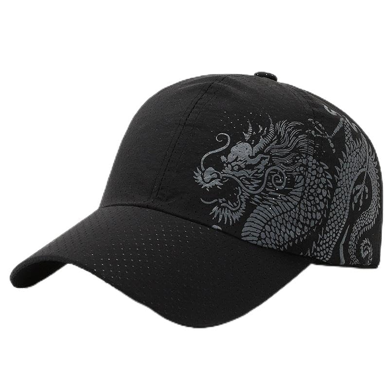 Valkyrie Dragon Nefes Alabilir Spor Şapka – Ayarlanabilir Outdoor Balıkçı Kamp Günlük Unisex Şapka