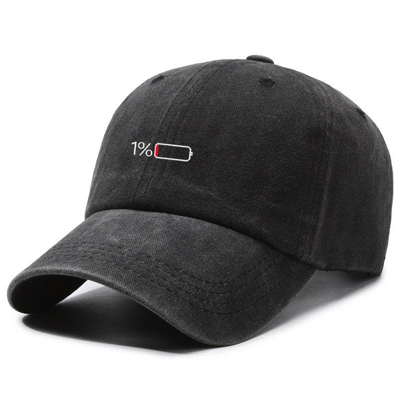 Valkyrie Low Battery Şapka Unisex Vintage Pamuk Ayarlanabilir Baseball Cap Minimal Tasarım Şapka