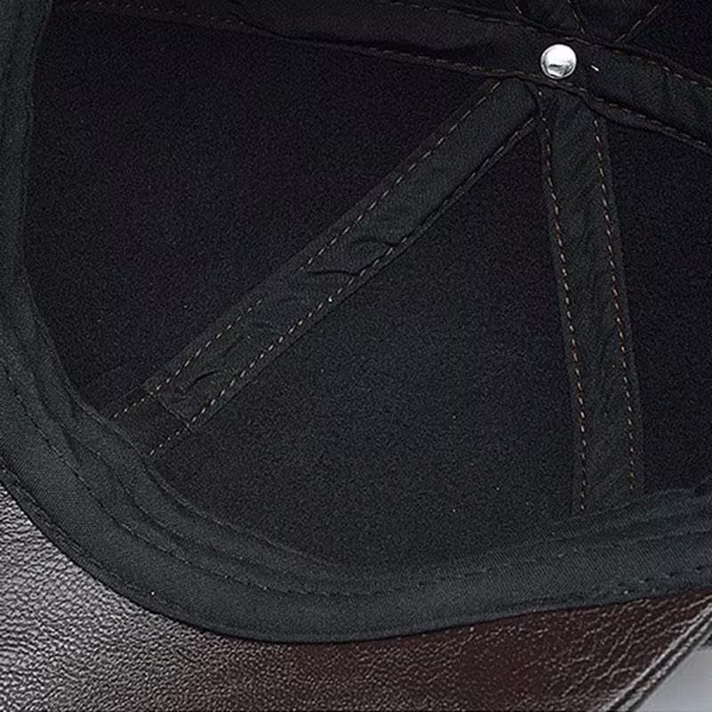 Valkyrie Deri Şapka Erkek Ayarlanabilir Premium Kalite Spor & Günlük Kullanım Baseball Cap Kahverengi