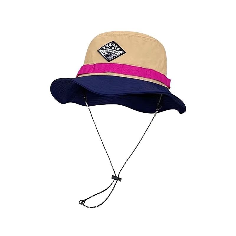 Valkyrie Katlanabilir Bucket Şapka Unisex – Ayarlanabilir İpli Yazlık Outdoor Şapka Hafif Nefes Alabilir Kamp Balıkçı Şapkası Bej