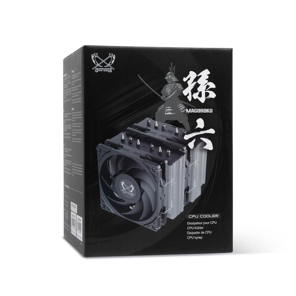 Scythe Magoroku Dual Tower Dual fan CPU Hava Soğutucu, Intel LGA1700, LGA1151, AMD AM5, AM4 Desteği, 120mm, SCMR-1000