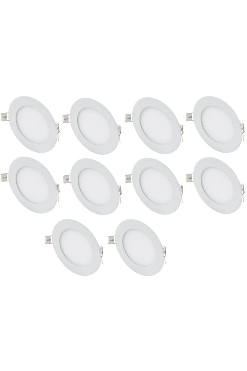 Cata 10 Adet 9 Watt Slim Led Panel Gün Işığı Metal Kasa