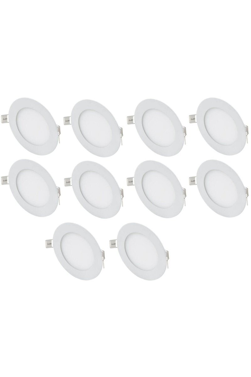 Cata 10 Adet 12 Watt Slim Led Panel Gün Işığı Metal Kasa