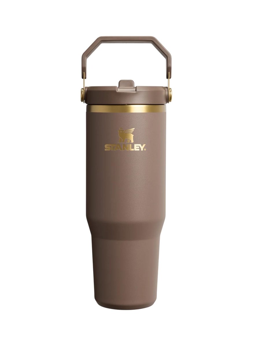 Stanley The iceflow Flip Straw 2.0 Tumbler 0.89L Pipetli Termos 10-13424-0225Kahverengi